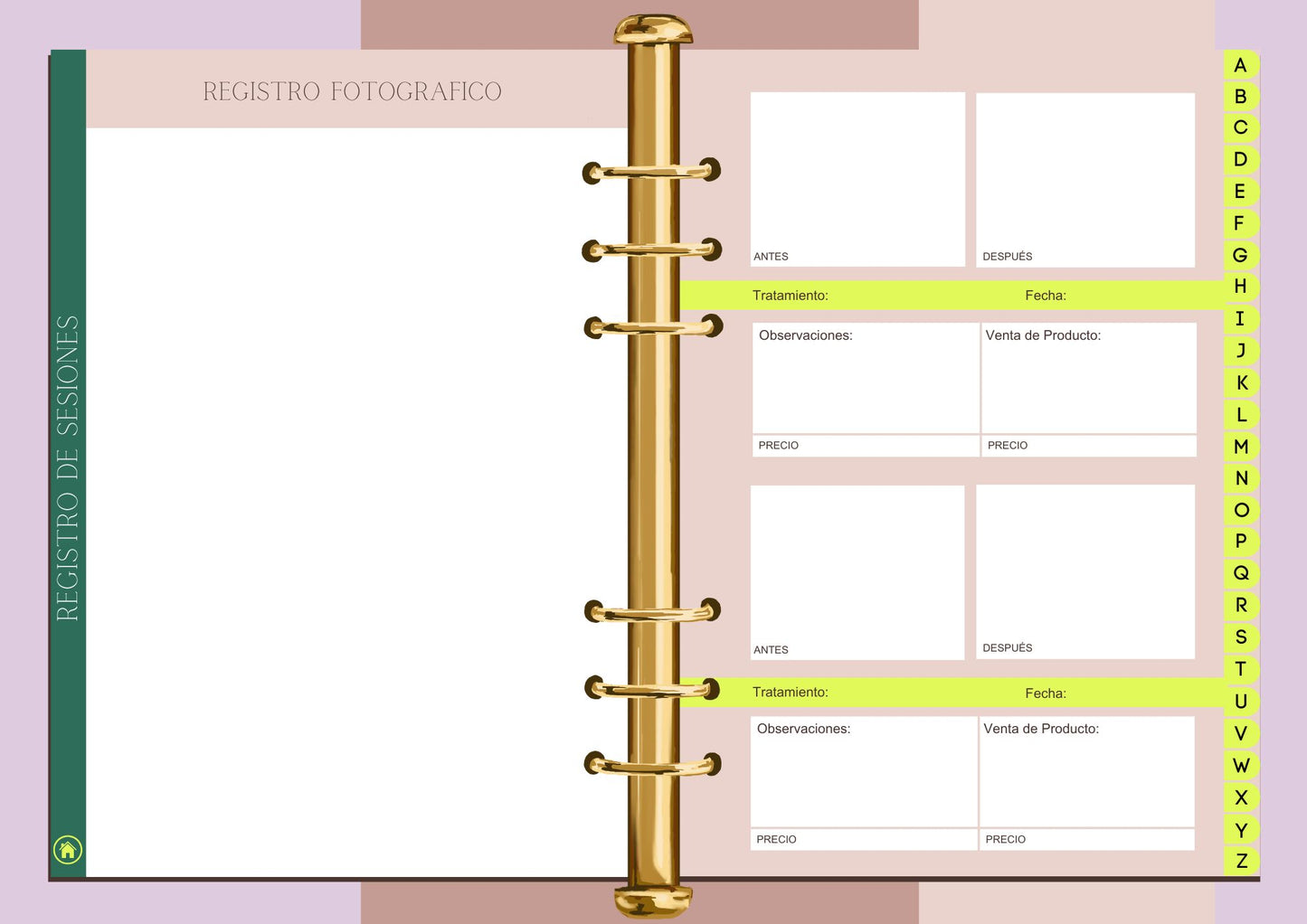 Ficha / Agenda Cosmetológica