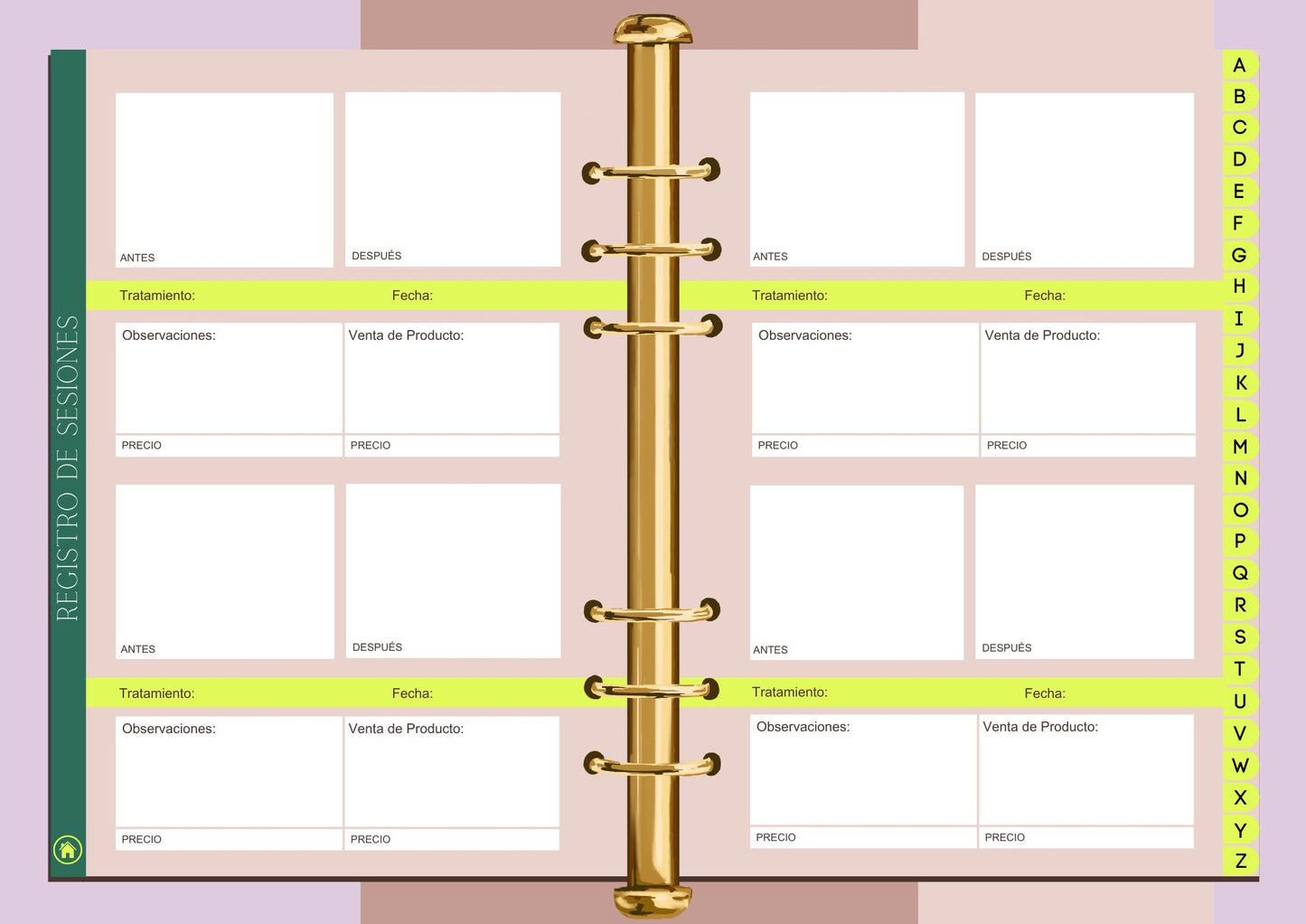 Ficha / Agenda Corporal